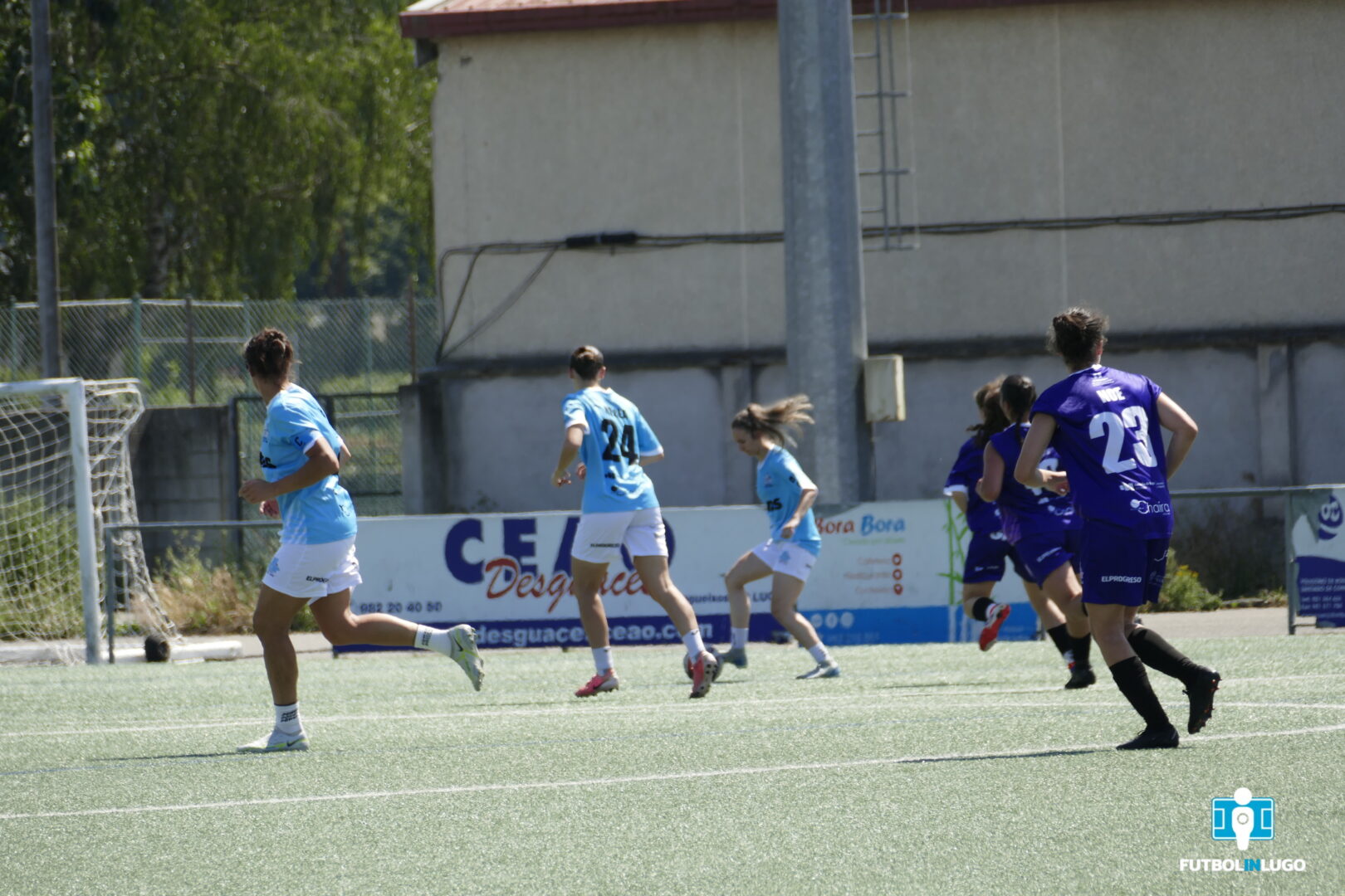 Partido feminino do V All Star Futbolinlugo