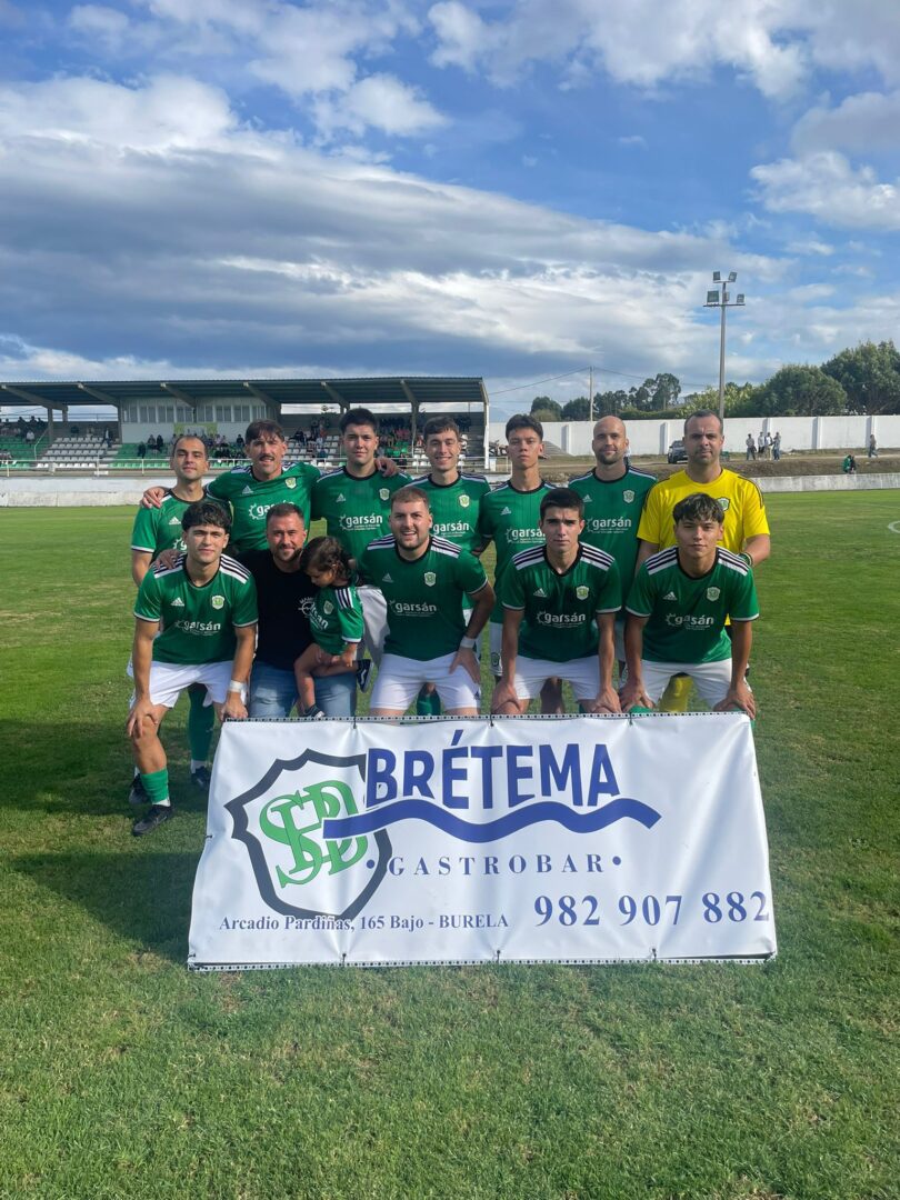 O Burela debutou na Preferente, coma Lemos e Pol