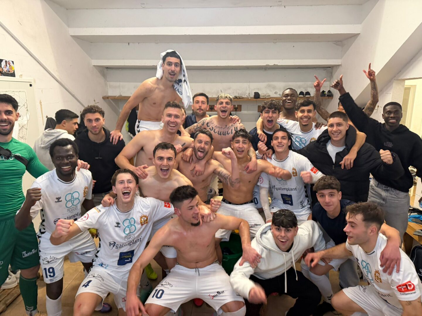 A Sarriana celebra a vitoria